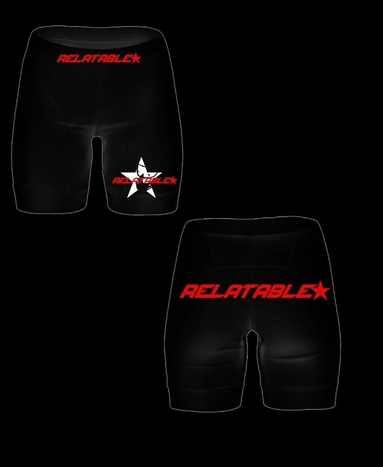 RR Black Biker Shorts