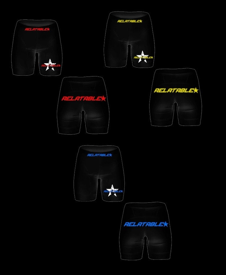 RR Black Biker Shorts