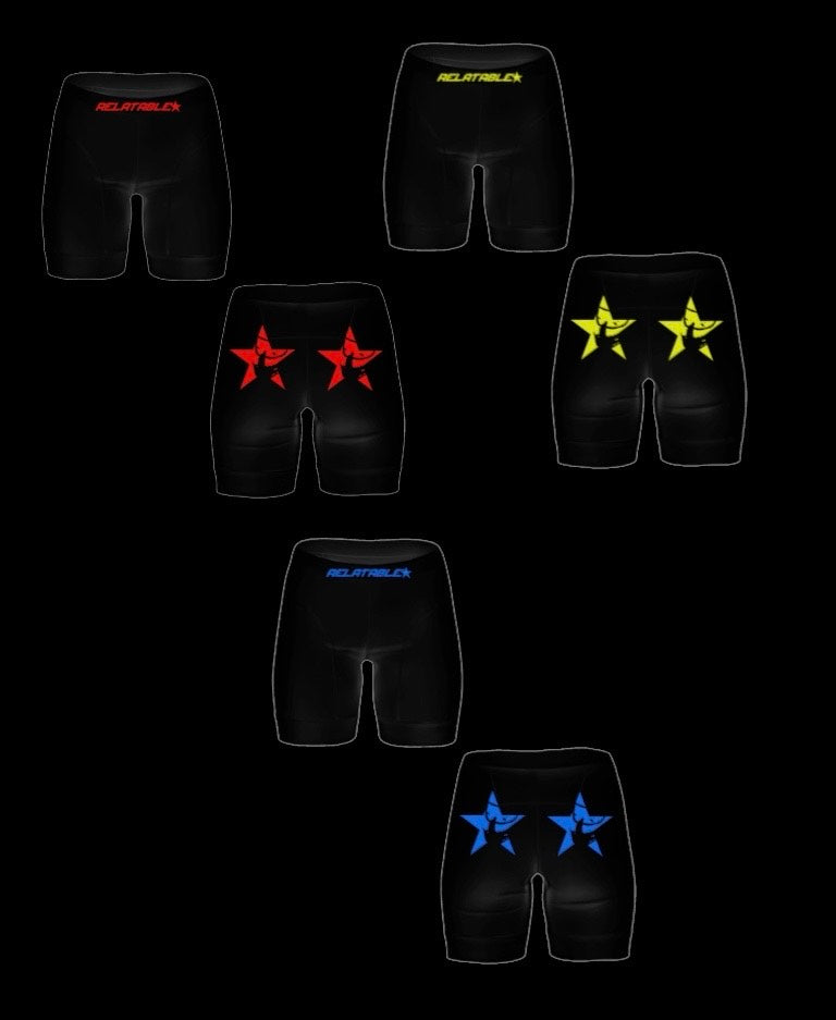 RR Black Biker Shorts