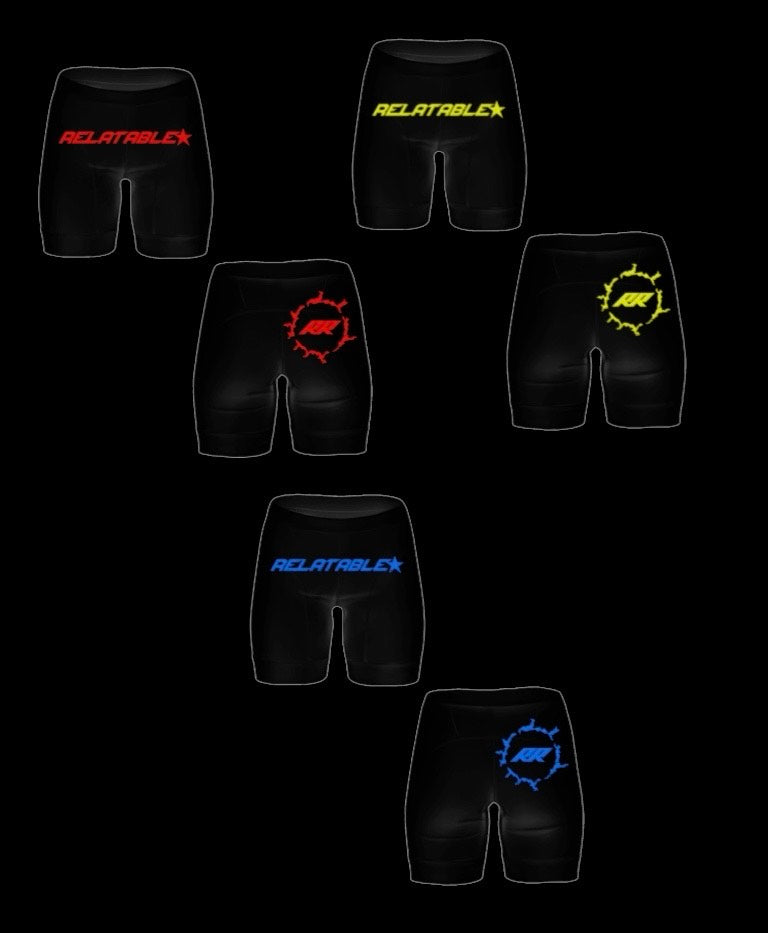 RR Black Biker Shorts