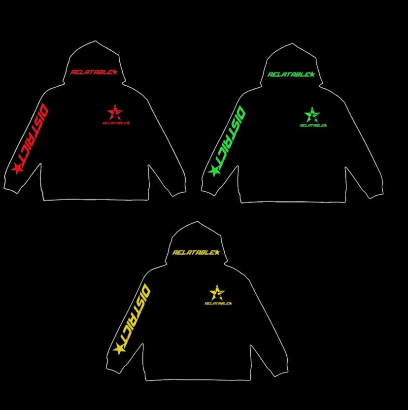 RR Mask Black Hoodie