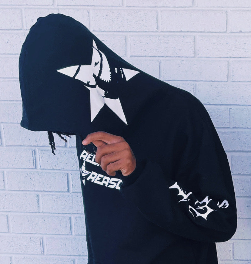 RR P2 Mask Black Hoodie