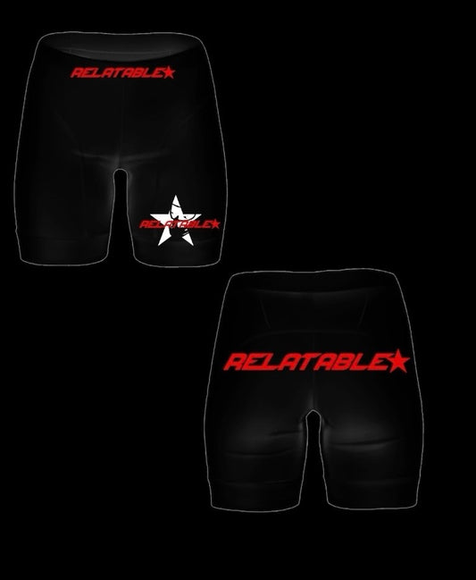 RR Black Biker Shorts