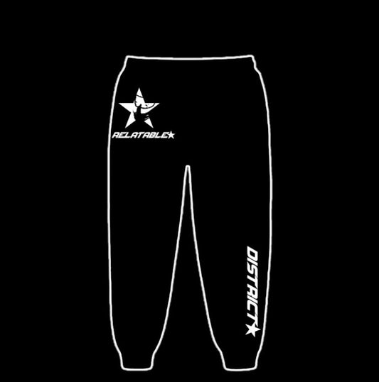 RR Mask Black Sweatpants