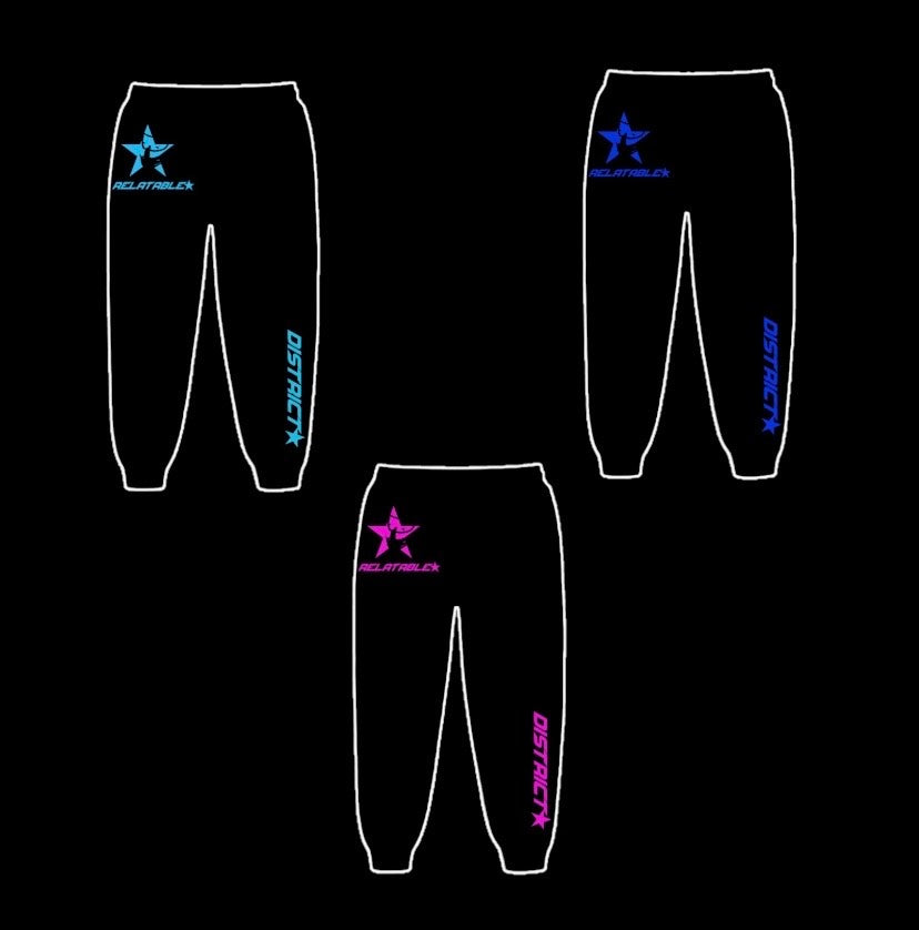 RR Mask Black Sweatpants